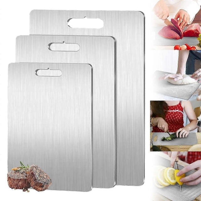 Yamato Cutting Board - taima Pure Titanium Cutting Boards for Kitchen, Non Stick, Hygiene & Durability, Japan (M)