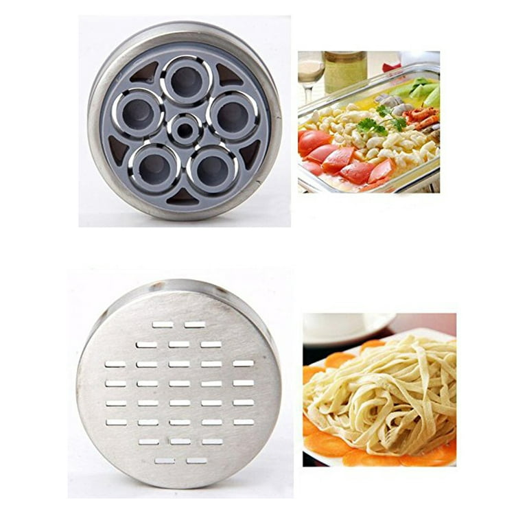 OverTwice Stainless Steel Manual Pasta Maker, Noodle Machine with Six  Different Noodle Molds, Fast Pressing Pasta Machine, Travel Portable  Compact Noodle Maker, Can be Used as Fruit Juicer Squeezer - Yahoo Shopping
