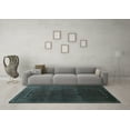 thumbnail image 3 of Ahgly Company Indoor Rectangle Abstract Light Blue Contemporary Area Rugs, 4' x 6', 3 of 4