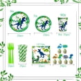 thumbnail image 3 of Juego de vajilla de fiesta con diseño de dinosaurio para niños que cumplen 4 años, 25 unidades, 3 of 5