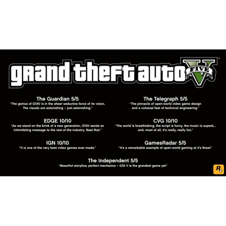 Take 2 GTA V Grand Theft Auto 5 Xbox 360, Open world with mission