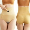 thumbnail image 4 of Women'S High Waisted Abdominal Pants Waist Chip Girdle Beauty Body Shaping Panties Vs Yoga Leggings Womens Bikini Panties Microfiber V Back Lace Panties Silk Thongs for Women Womens Underwear plus, 4 of 4