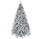 thumbnail image 1 of Costway 2,25m Árbol de Navidad Nevado No Iluminado con Bisagras y Base de Metal, 1 of 7
