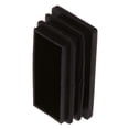 thumbnail image 2 of Plastic Rectangle Tube Inserts End Blanking Cap 25X50mm 100 Pcs Black,100 x Rectangle Tube Insert,Black, 2 of 4