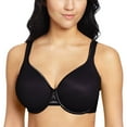 thumbnail image 1 of Vanity Fair Womens Body Caress Full Coverage Underwire Bra, 42C, Midnight Black, 1 of 6