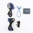 thumbnail image 4 of VGA to USB Capture 1080P Audio and Video Capture VGA Input and USB Output Compatible with Android, , Linux System,1 x Video capture card 1 x Audio cable 2 x VGA cable 1 x USB cable,grey, 4 of 8