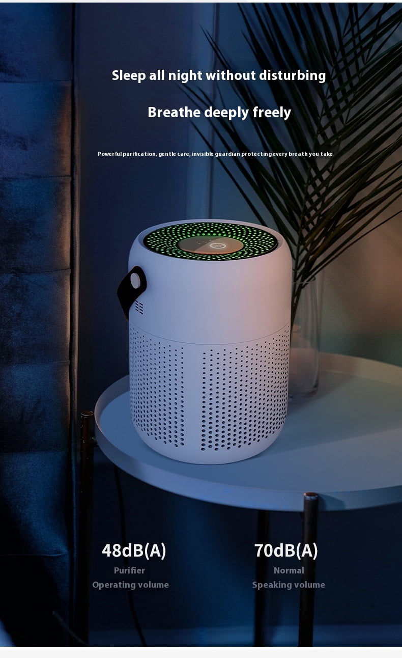 Air Purifiers for Bedroom, Air Purifiers for Home, Pets, Office, Quiet Small Air Filters with Sleep Mode Speeds Control