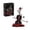 Gothic Cello Violin Skeleton Hands, variant on 376 Pcs Gothic Hourglass Skeleton Hands Building Blocks Set, Dark Rose Sandglass Model, Spooky Dark Romance Desktop Decor Gift for Adults