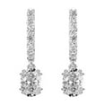 thumbnail image 3 of Diamond Earring | 1 Carat IGI Certified Oval Shape Lab Grown Diamond | 14K White Gold | Anaisa Dangling Lab Diamond Earrings | Prong Setting | FG-VS1-VS2 Quality | Friendly Diamonds, 3 of 6
