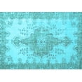thumbnail image 1 of Ahgly Company Indoor Rectangle Persian Light Blue Traditional Area Rugs, 8' x 10', 1 of 4