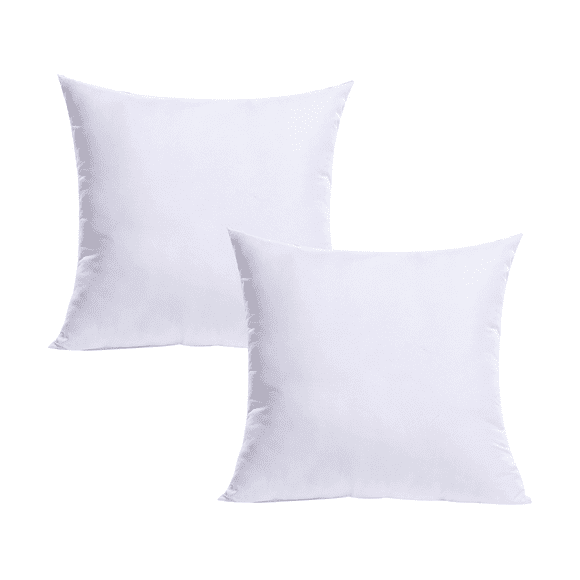 TESSO HOME Set de Relleno Esponjoso para Almohadas y Cojínes Decoración Recamara y Sala Mayor Cómodidad 100% Fibra. (Set de 2 Cojines 50 x 50 cm)