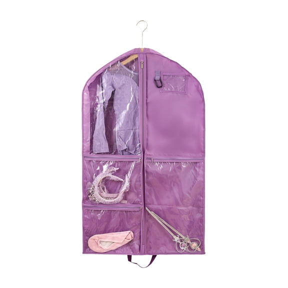 Garment Bag for Travel Storage,Dance Costumes Competition Bag,Girls Dress Recital Dance Bag Kids Garment Bags for Hanging Clothes