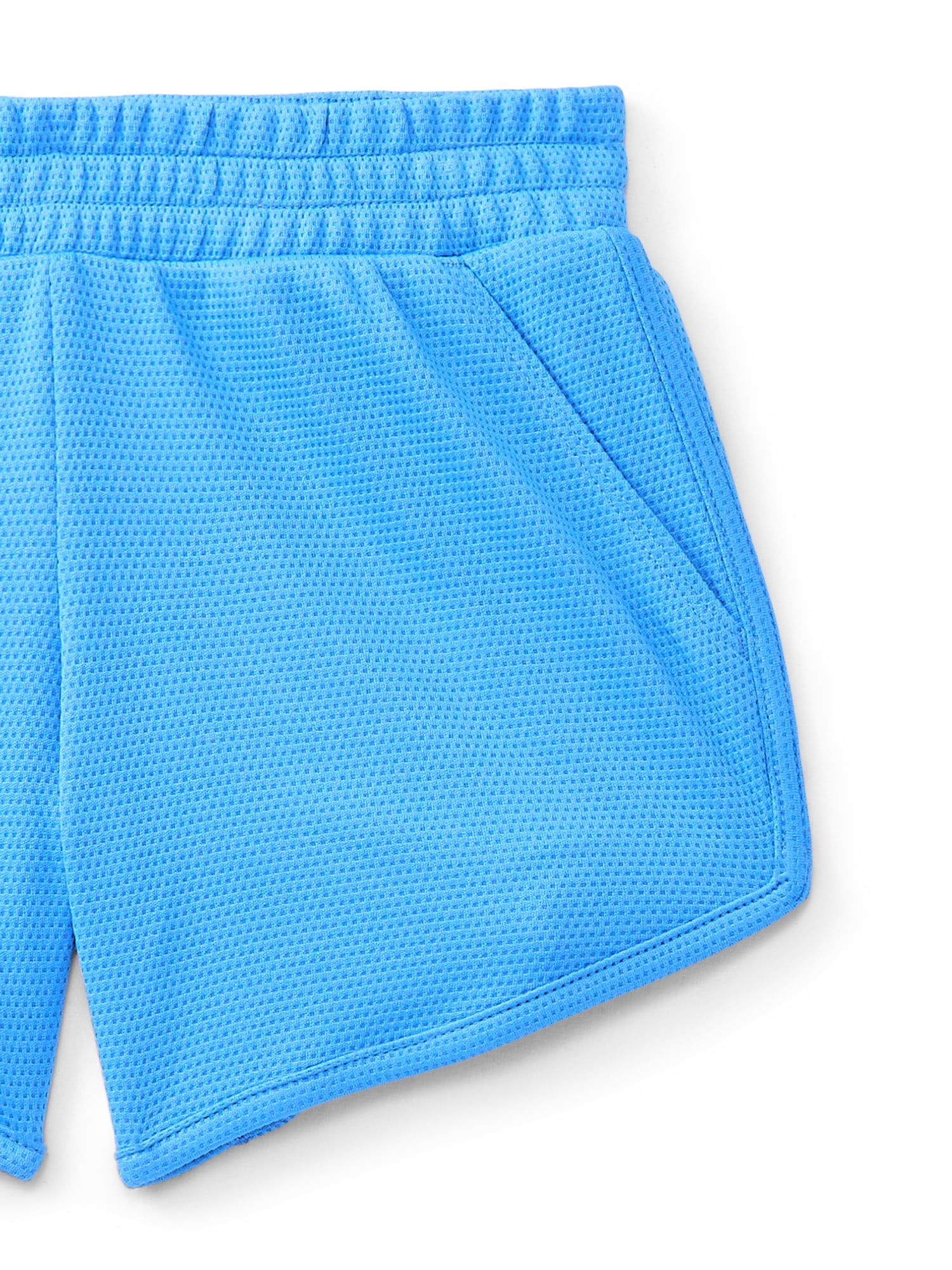 Athletic Works Girls Active Core Shorts, 2-Pack, Sizes 4-18 Plus
