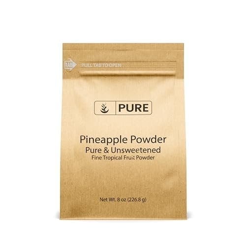Pure Original Ingredients Pineapple Powder 8 oz Smoothies & Cocktails, Always Pure, Flavor Additive