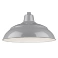 thumbnail image 3 of RWHS17-SG Millennium Lighting R Series - 1 Light Warehouse Shade-9.25 Inch Tall and 17 Inch Wide-Satin Green Finish, 3 of 7