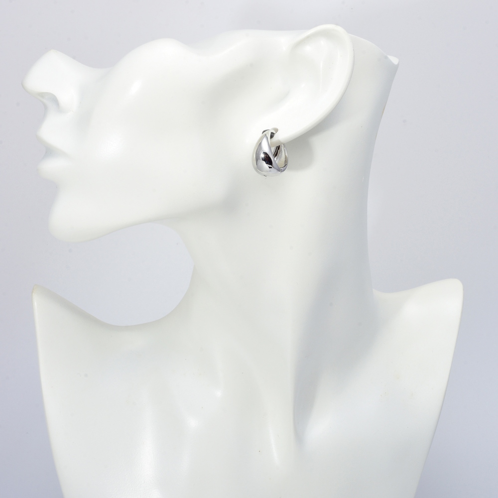 Gold and Silver Large Chunky Hoop Earrings Lightweight Huggie Big Earring Hoops for Women