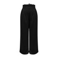 thumbnail image 5 of Women's Casual Pants High Waisted Side Pocket Straight Leg Work Pants Women'S Fashionable High Waist Zipper Casual Pants Suit Pants,Black Women's Casual Pants L, 5 of 6