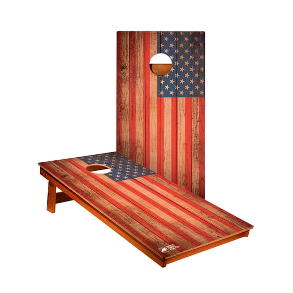 Skip's Garage | Distressed USA Flag 2x3 Cornhole Boards