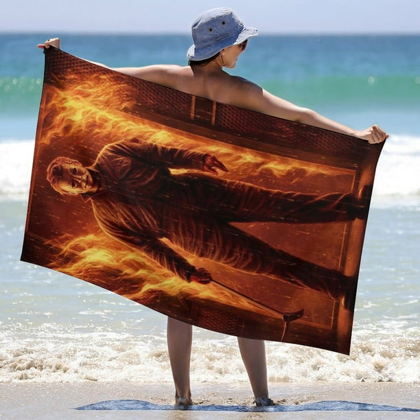 Kills Michael Myers Beach Towel Microfiber Soft Absorbent Quick