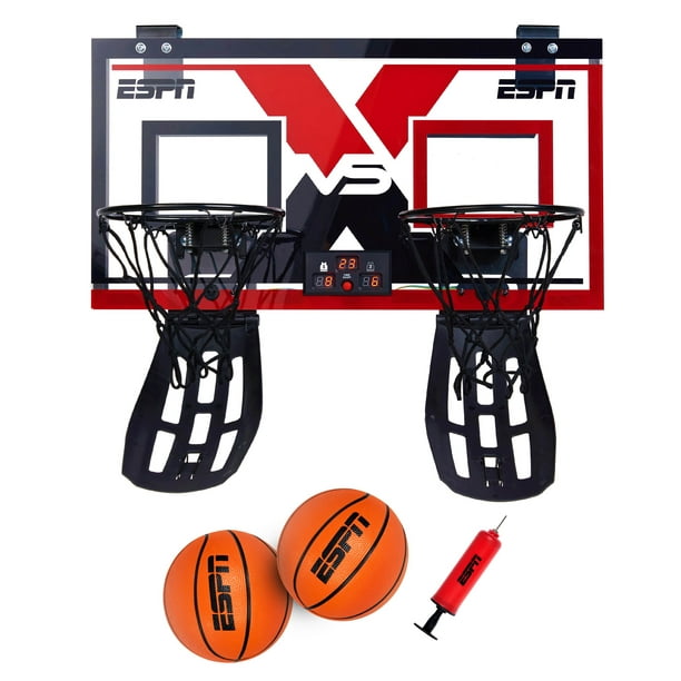 ESPN 2-Player 23 inch Foldable Bounce Back Over the Door Basketball Game - Walmart.com