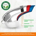 thumbnail image 4 of Nutrichef Oval Roasting Pan, Roaster with Polished Rack, Wide Handle and Stainless Steel Lid, 4 of 7