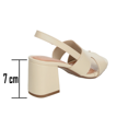 thumbnail image 3 of Sandalias Beira Rio Mujer Cremita Tacón 7cm Casual beige 23, 3 of 10