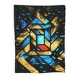 thumbnail image 1 of Video Complex Art Throw Blanket, Soft Blanket Keeps Warm All Seasons, Lightweight Warm Blanket For Sofa Bed Sofa - 50"x40", 1 of 8