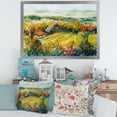 thumbnail image 3 of Designart 'Autumn Rural Landscape' Country Framed Art Print, 3 of 4