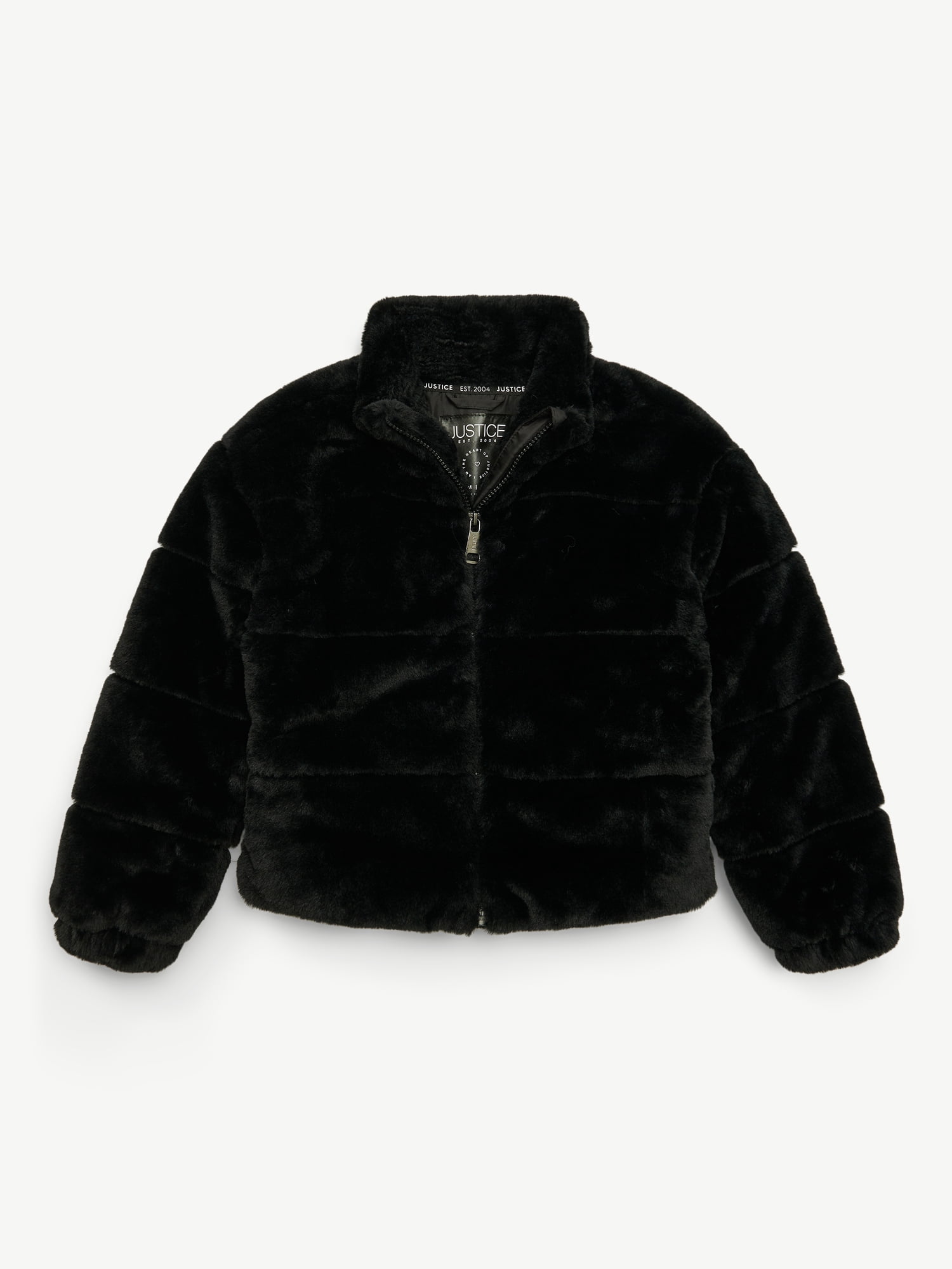 Justice Girl's Mock Neck Faux Jacket, Sizes XS - XL