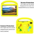 thumbnail image 5 of ELEHOLD Case for iPad mini (6th Generation), Fun Animal Design EVA Durable Case with Handle & Stand & Strap, Easy Carry for Children,Yellow, 5 of 9