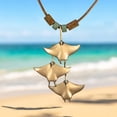 thumbnail image 2 of Manta Ray Necklace Antique Bronze- Stingray Jewelry| Manta Ray Pendant | Scuba Diving Jewelry | Ocean Inspired Bronze Jewelry, 2 of 10