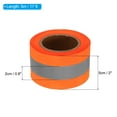 thumbnail image 2 of Uxcell Reflective Tape Strip, 2"x 17ft Reflective Tape Sew on Safety Fabric Tape, Orange, 2 of 5