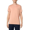 thumbnail image 1 of Camiseta Lacoste para hombre, cuello en V, manga corta, corte regular, marrón, 1 of 3