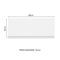 thumbnail image 2 of Cabinet 80 cm 1 sloping door Brown/White,Marron/Gris,80 cm, 2 of 3