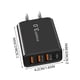 thumbnail image 4 of Cargador de pared 3USB - Compacto, protección contra sobrecalentamiento, para teléfonos/tablets, viajes/casa, 4 of 7