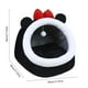 thumbnail image 2 of Cama de tienda para gatos | Diseño de cueva semicerrada | Juguete de pelota de peluche | Cama para mascotas con cubierta blanda para gatos de interior, perros pequeños, conejos | Alfombrilla lavable, 2 of 5