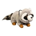 thumbnail image 1 of Juguete de peluche de mapache, lindo y cómodo, de dibujos animados, para decoración de habitación de niños, mapache coleccionable Gris, 1 of 9