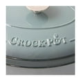 thumbnail image 3 of Crock-Pot Artisan 7 Qt Dutch Oven - Oval - Slate Grey - Cast Iron - GBX, 3 of 4