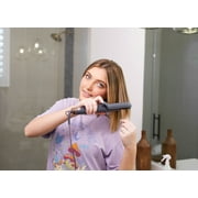 Hairitage Hair Tools Set: 1 Ceramic Tourmaline Flat Iron / Straightener and Curling Iron with Play Cool Argan Oil Heat Protectant Spray