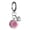 Love version, variant on Horror Movie Lover Gift Gothic Heart Shaped Eyeball Keychain Resin Alloy Handmade Party Decoration Ornament