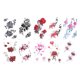thumbnail image 2 of Pegatinas de tatuaje BuyWeek 10 hojas flores resistentes al agua, 2 of 14