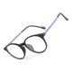 thumbnail image 5 of Qarigey Montura de gafas de lectura para mujer a la moda monturas de gafas flexibles monturas de gafas ópticas antideslizantes montura redonda Type4 NO4, 5 of 6