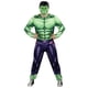 thumbnail image 2 of Disfraz de adulto Jazwares Marvel Hulk con mono acolchado y máscara, talla M, 2 of 4