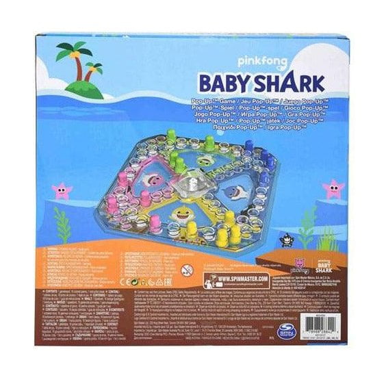  Spin Master Baby Shark Childrens Play Time Pop Up Board Game,  Ages 3-8 : Toys & Games