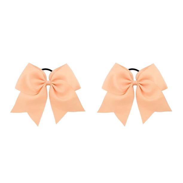 Qarigey Cinta para el pelo grande con lazo, elástica, ajustable, decorativa, para cola de caballo, cuerda para el pelo, Bobbles, Scrunchies Type1 NO1