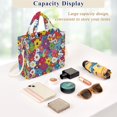 thumbnail image 5 of FORMRS Womens Corduroy Tote Bag Crossbody Shoulder Handbag with Pocket, Whimsical Floral, 5 of 7
