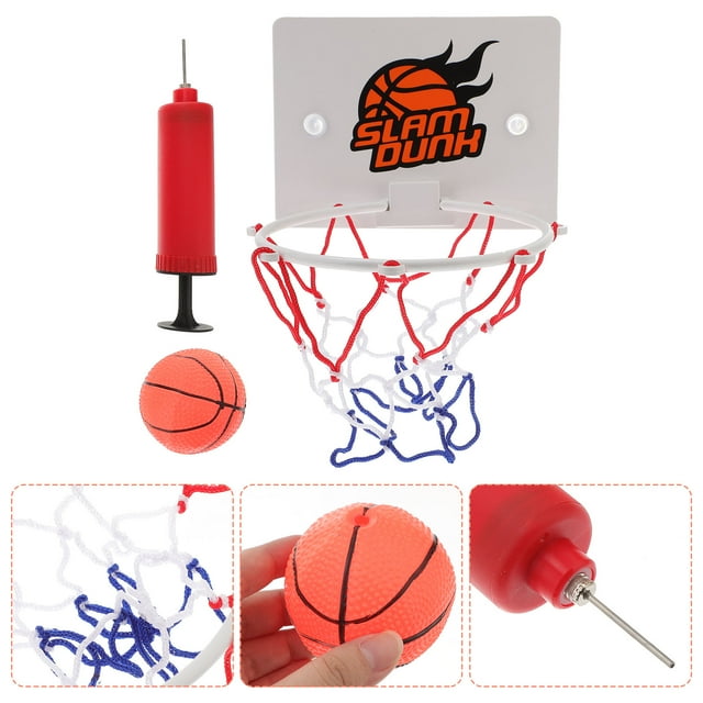 FUTUREORYY 1Set Basketball Hoop Indoor Portable Basketball Set Assorted Color