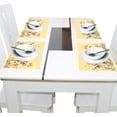 thumbnail image 4 of Ryvnso Placemats Set of 4 Cute Dogs Floral Dining Mats Heat-Resistant Non-Slip Washable Table Mat, 4 of 8