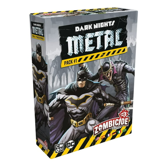 cMON Zombicide Dark Nights Metal Pack #1 Set of Justice League Miniatures compatible with Zombicide 2nd Edition game for Adults Ages 14+ 1-6 Players Average Playtime 60 Minutes Made