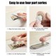 thumbnail image 5 of CaiYueKe Silicone Toilet Flush Button Cover Mushroom Shape Soft Press Pad Bathroom Tank Handle Protector Decorative Adhesive Sticker Home Decor Accessory, 5 of 7